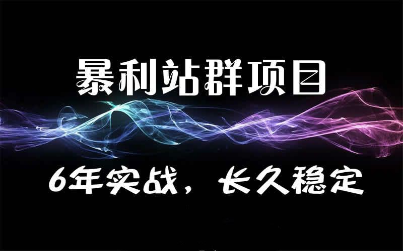 站群赚钱项目暴疯团队VIP培训课程-真正自动化赚钱项目